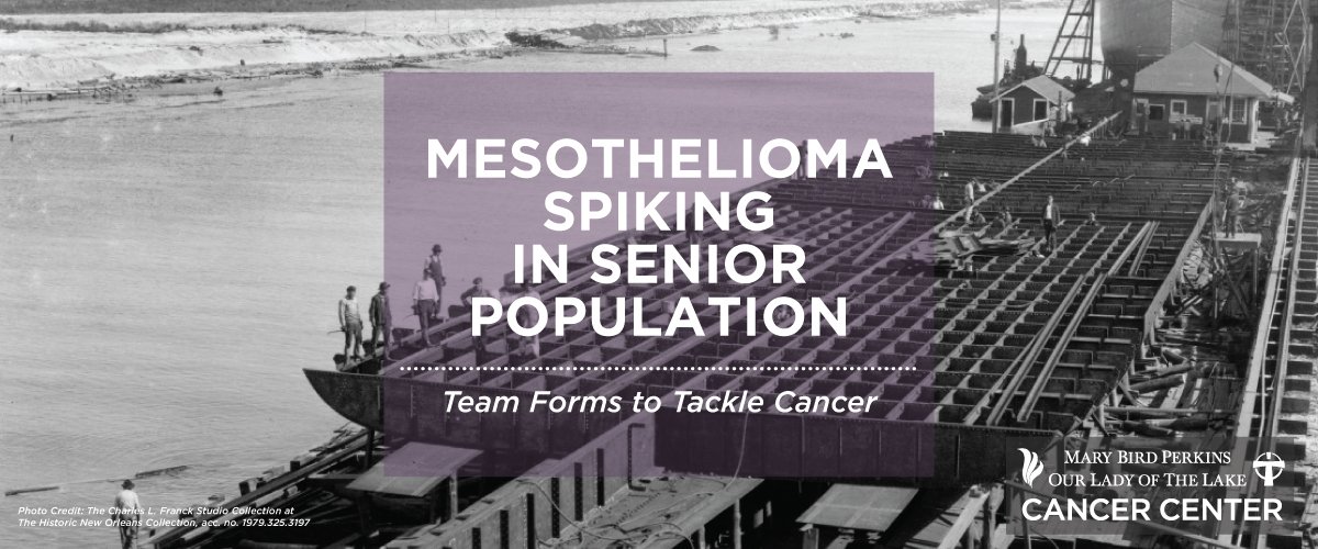 Mesothelioma spiking in senior population