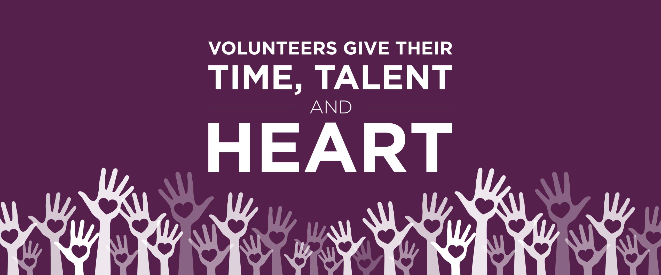 Volunteers give their time, talent and heart