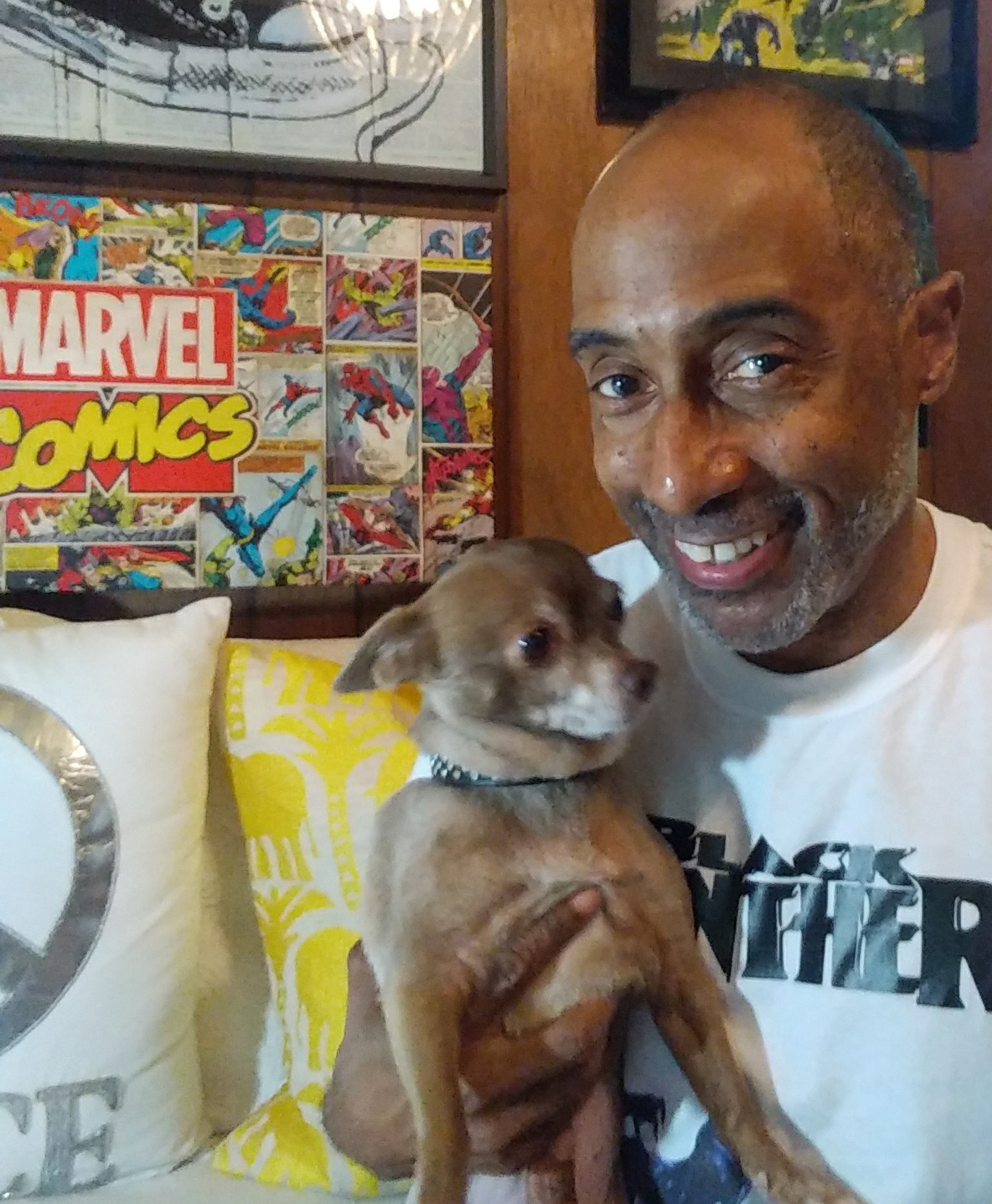 Rene and his dog