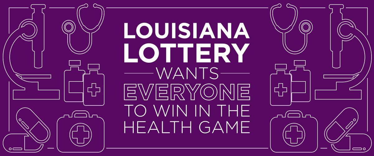A graphic signifying the connection between the Louisiana Lottery and the Mary Bird Perkins Cancer in Baton Rouge, LA