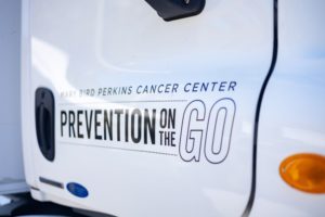 Prevention on the Go logo on bus