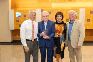 Art Favre receives the the Hillar C. Moore, Jr., Memorial Outstanding Leadership Award