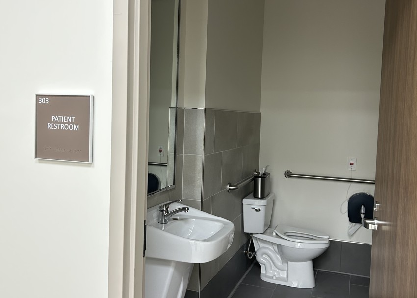 Gonzales Renovation Patient Bathroom