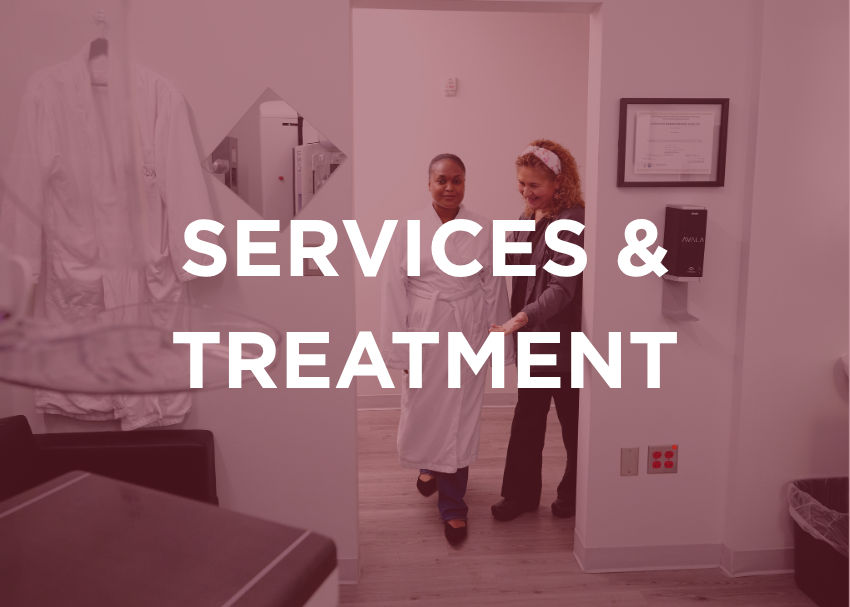 Services & Treatment button